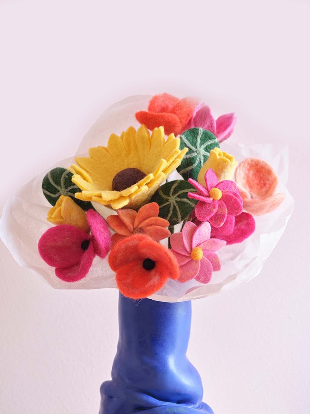 Aveva felt flowers fairetrade