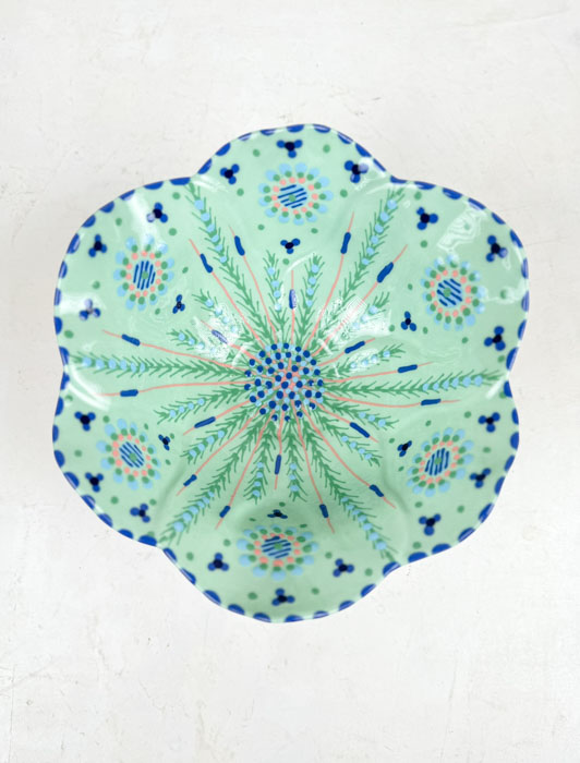 bowl with high edge potter's work - the mahaba series