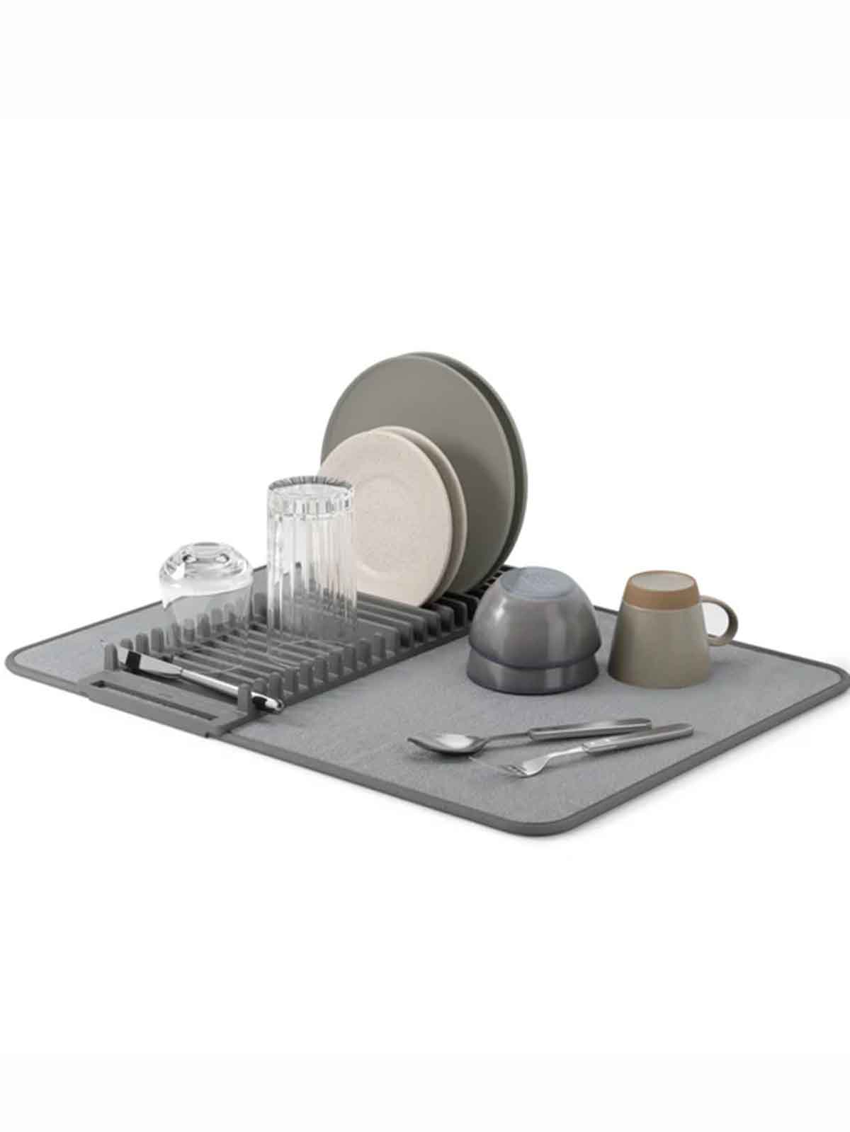 umbra udry drying rack with matt in black (2)