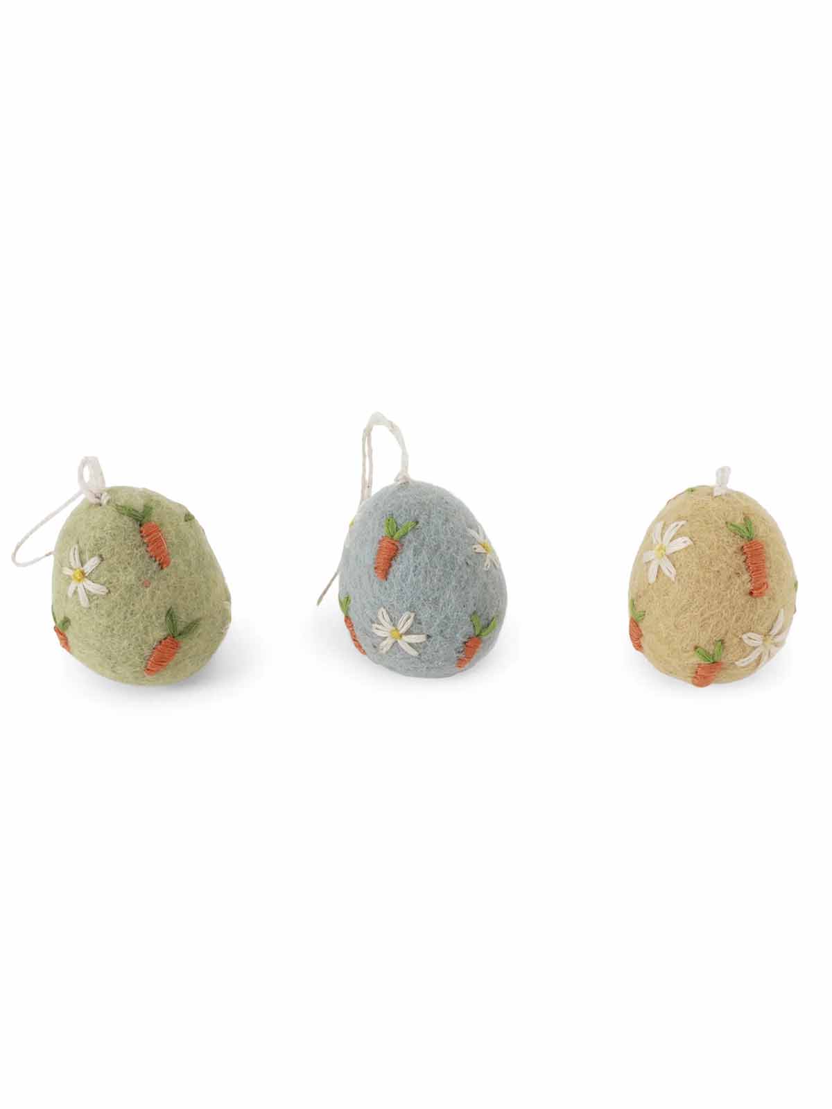 grue and some wool ornaments for Easter - Easter eggs