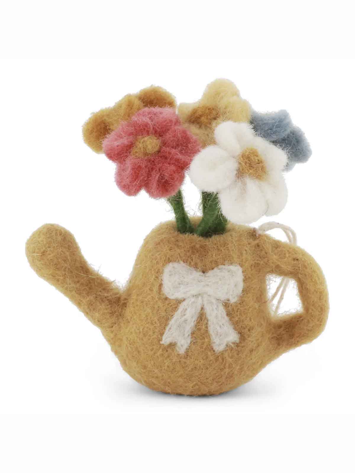 pots and sif wool ornaments for Easter - water jugs