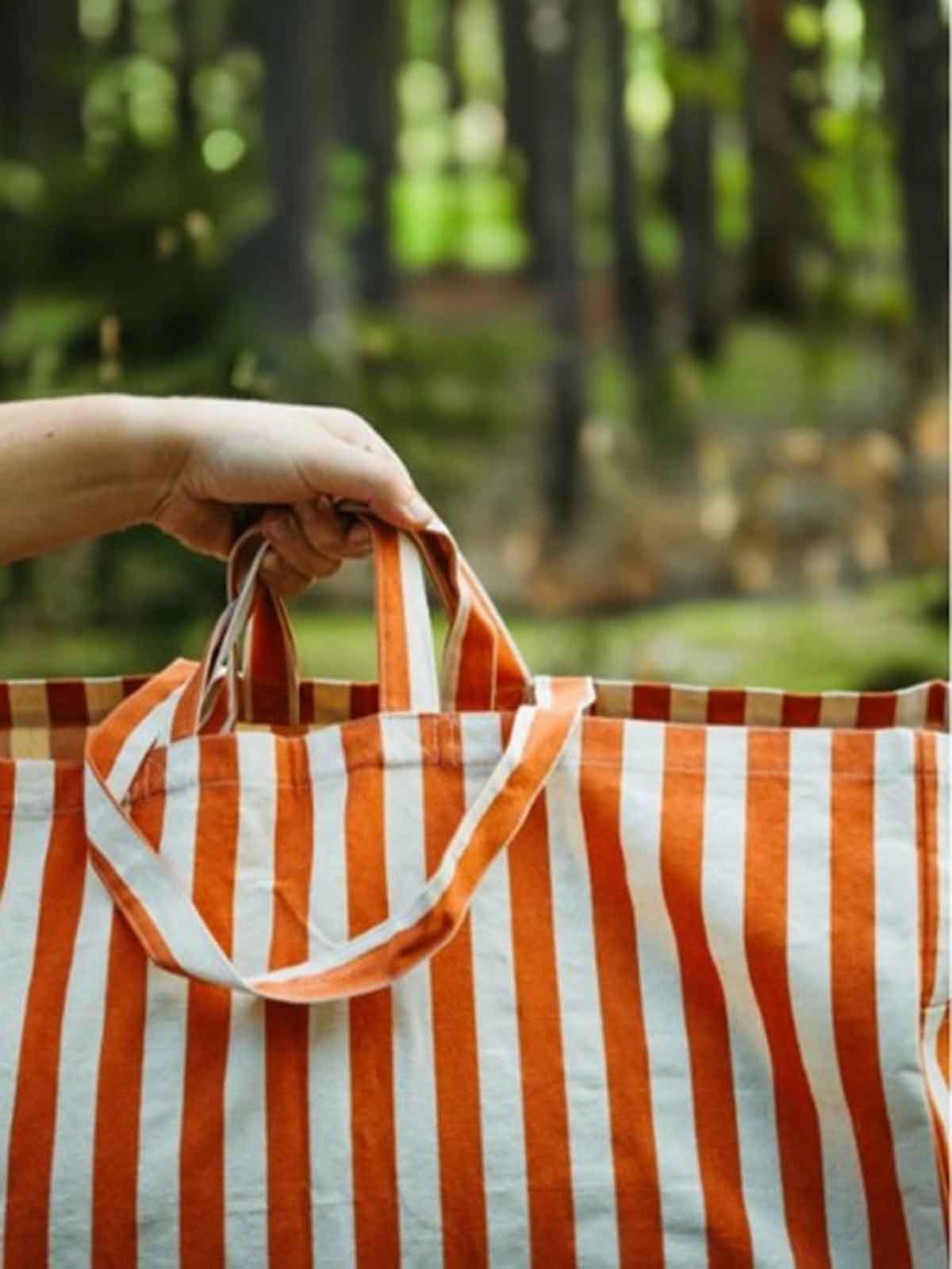 about big candy bag in off-white and orange