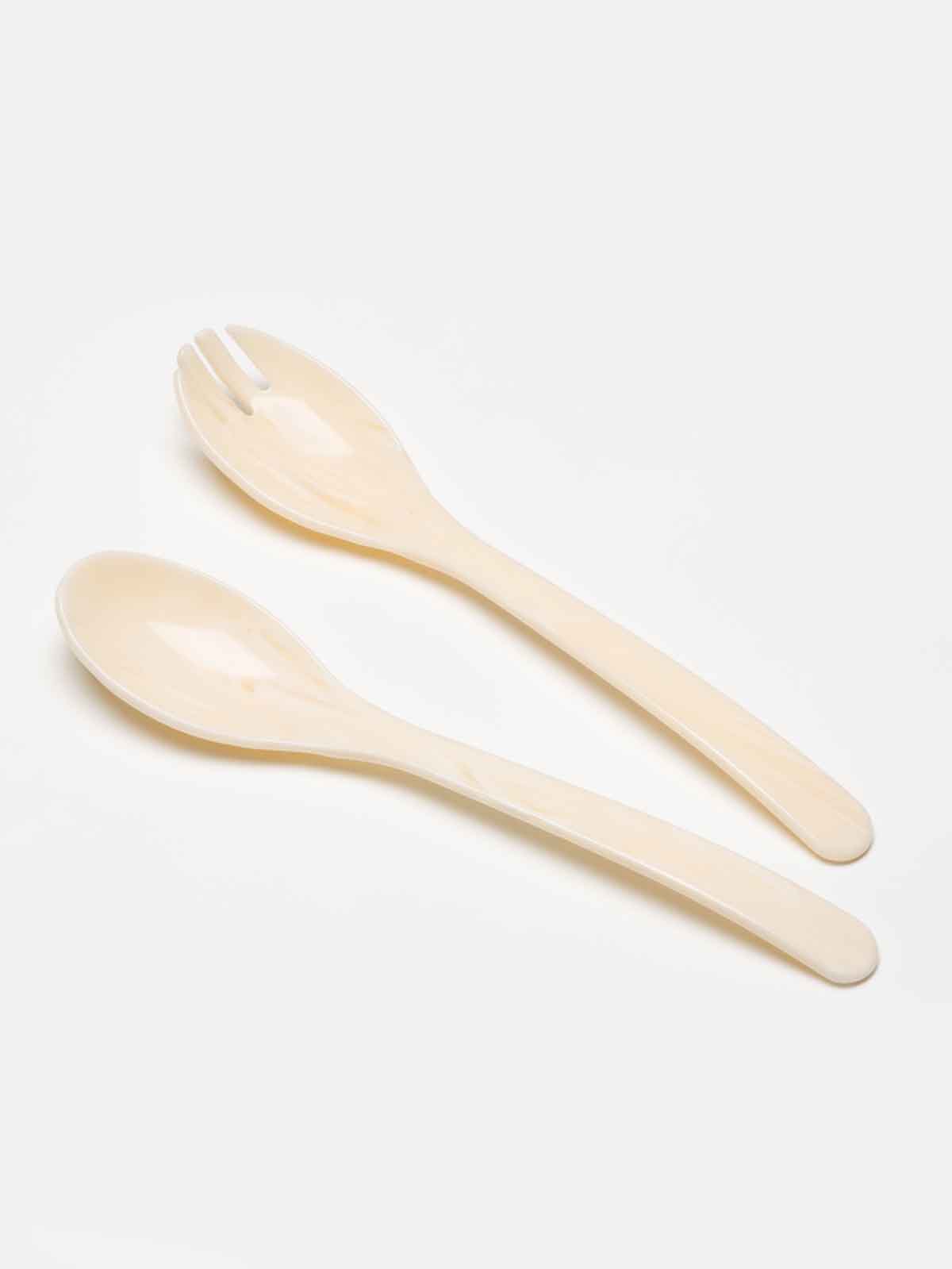 home söhne salad cutlery in off-white