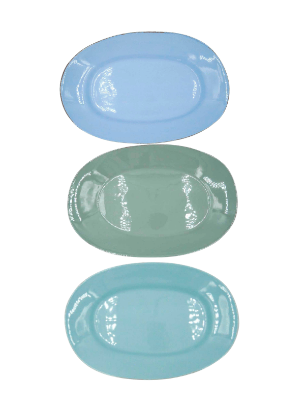 Elongated ceramic dish - 41 x 28 cm
