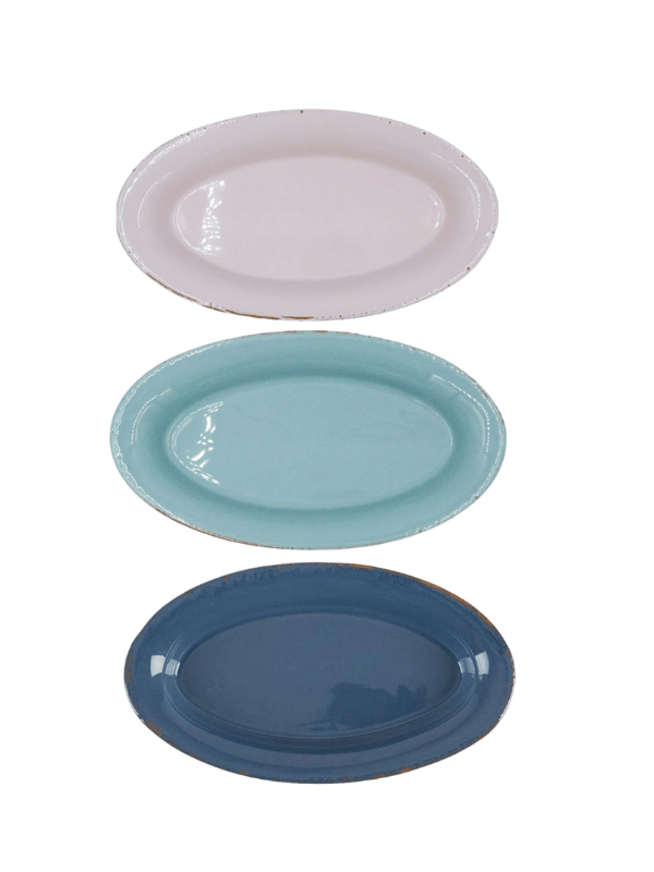 Small oval ceramic dish - 26 x 15 cm