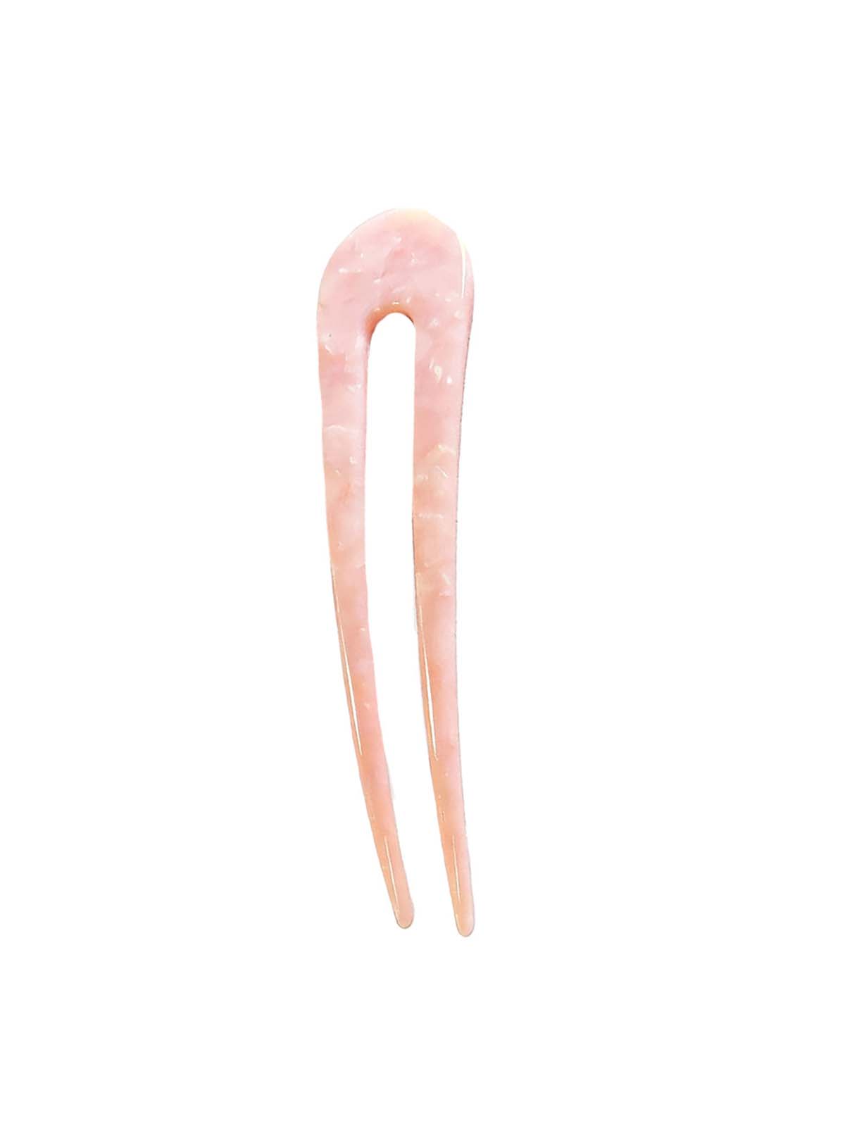 Hairpin - Pink marble