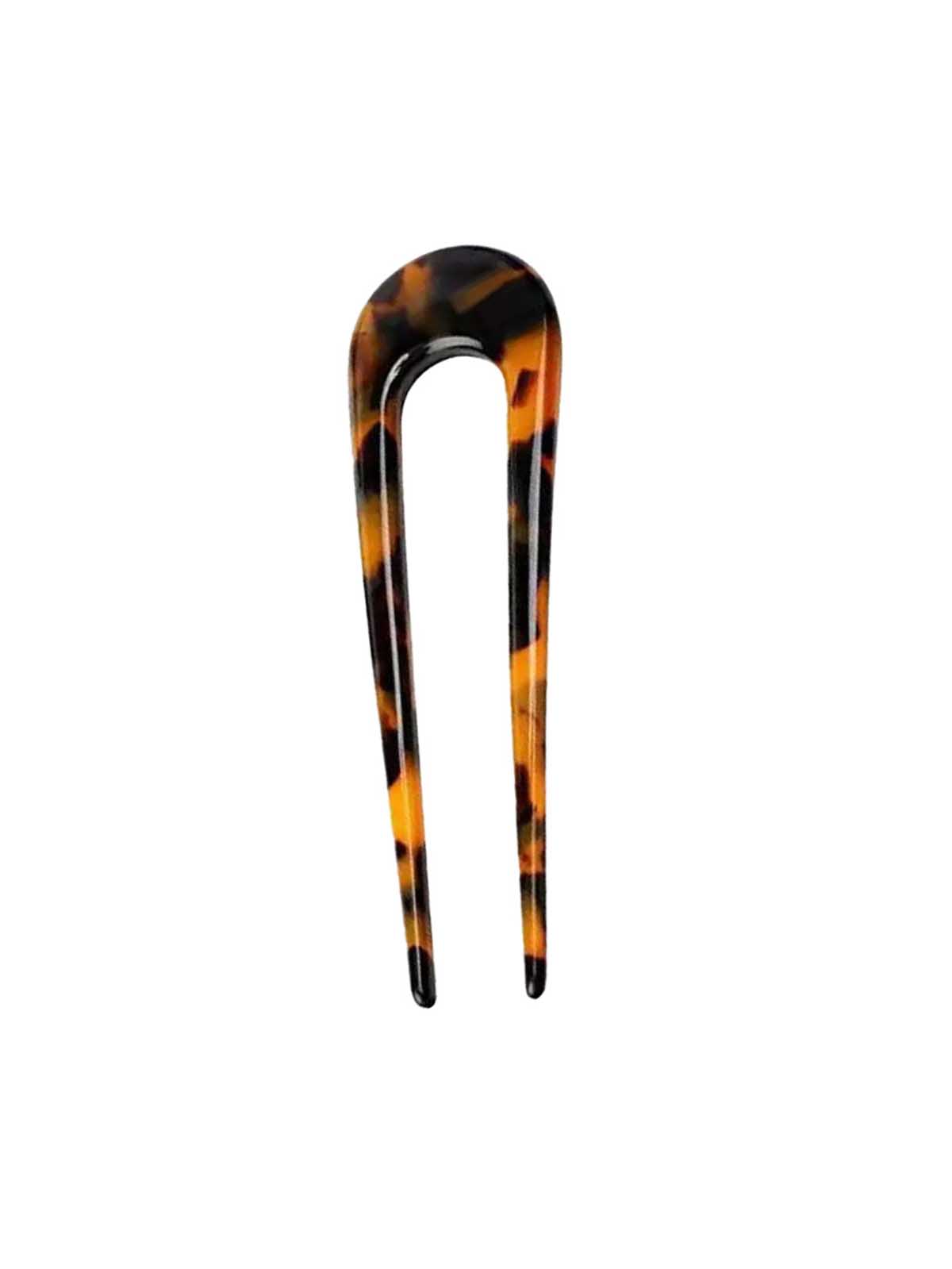 Hairpin - Brown Leopard