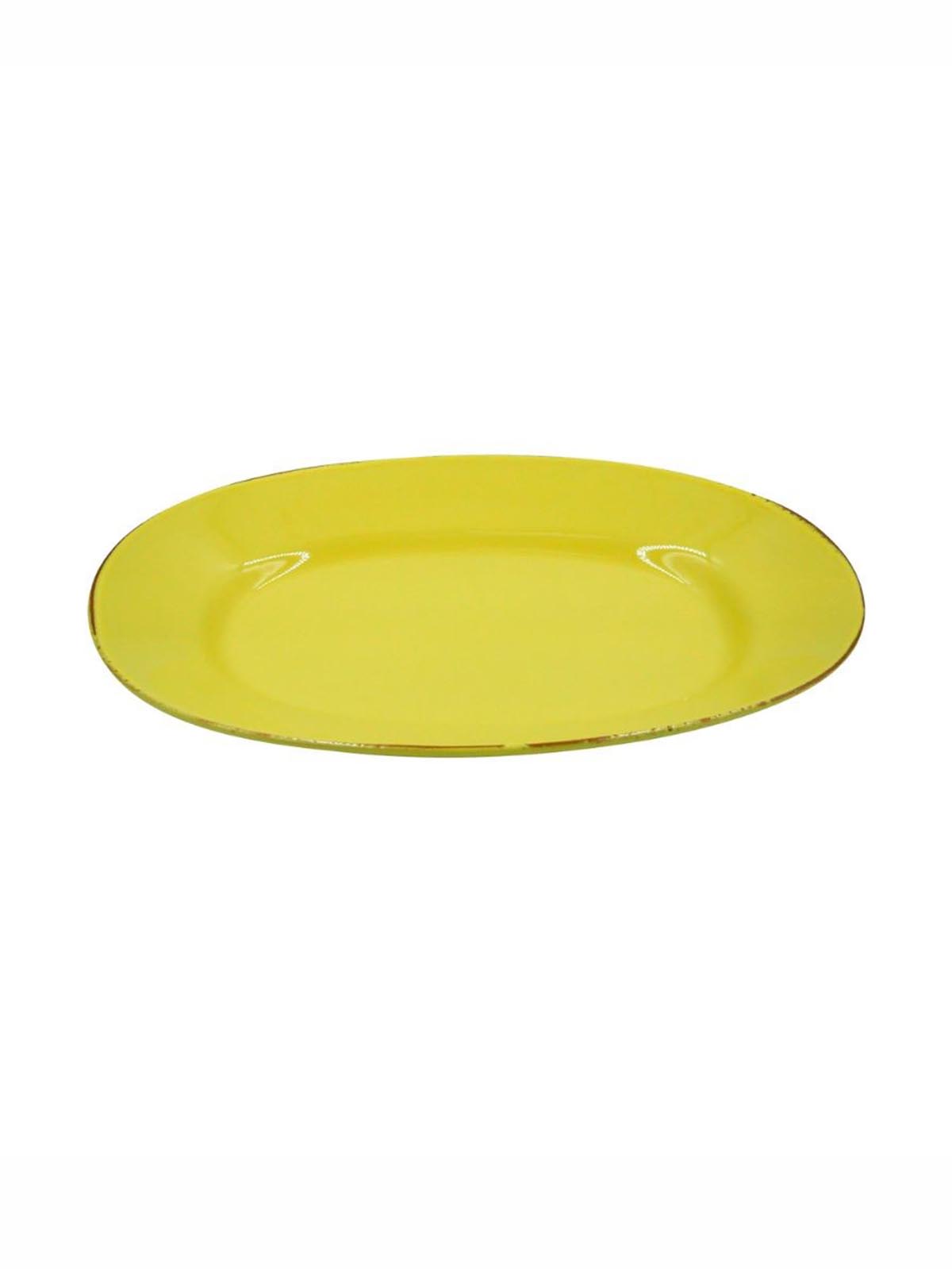 Elongated ceramic dish - 41 x 28 cm - Picture 7
