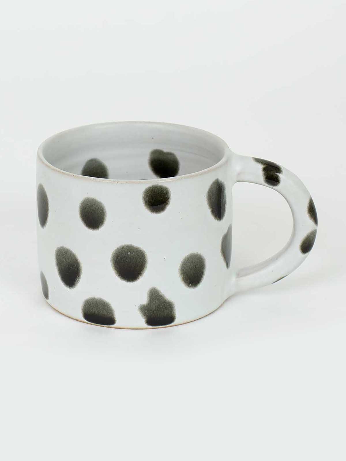 Dotted cup "Blot" - Black