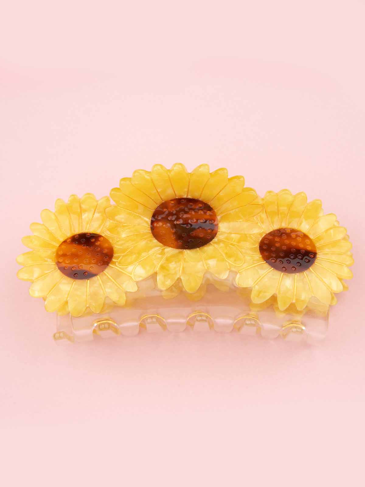 Hair clipping & quot; maxi& quot; – 3 sunflowers