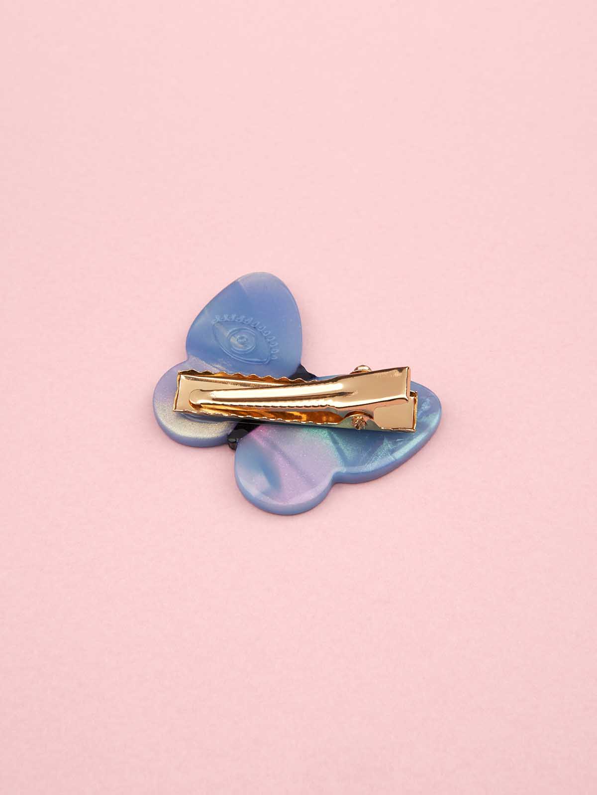 Alternative view of Hairclip - Butterfly lavender