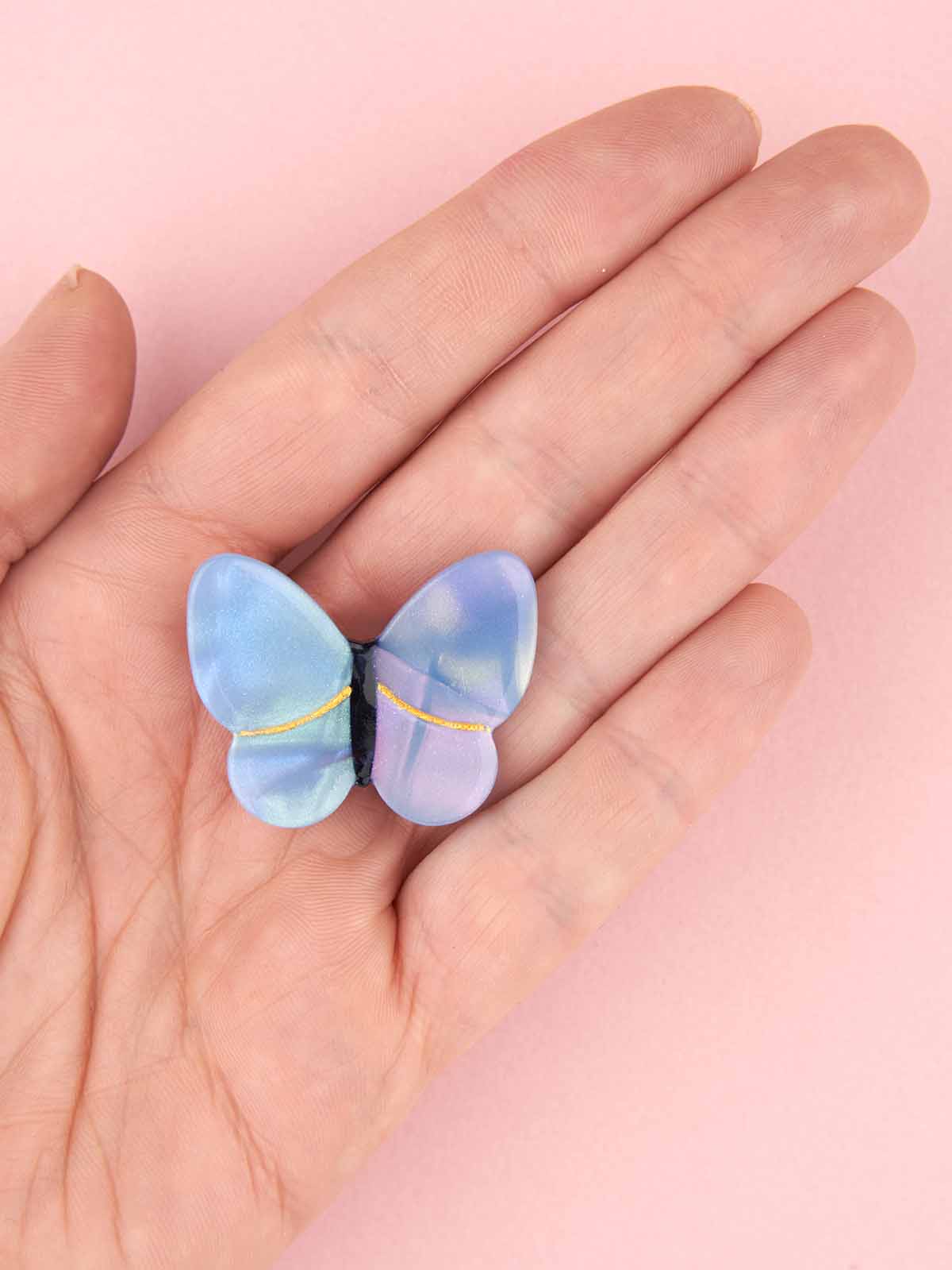 Hairclip - Butterfly lavender