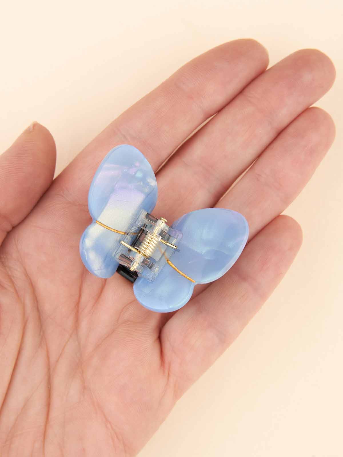 Mini hair clip - Butterfly lavender