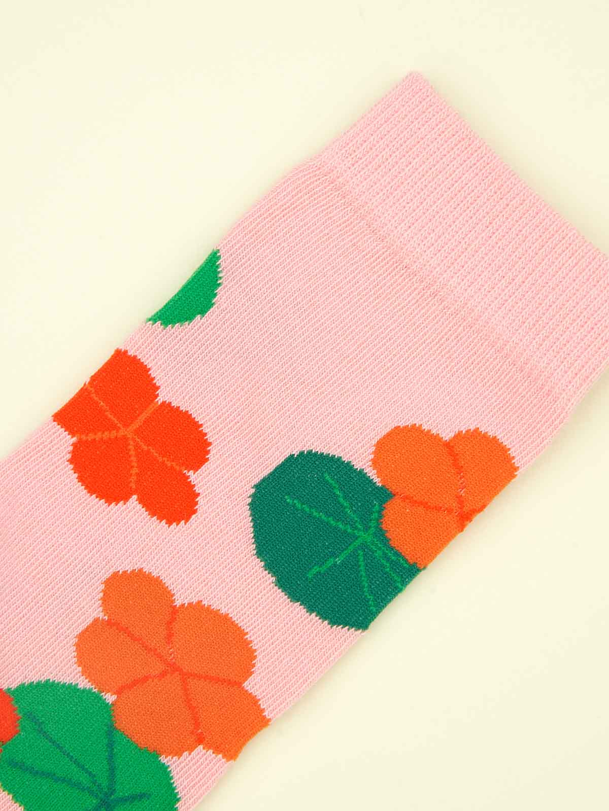 Alternative view of Socks - Pink with poplars