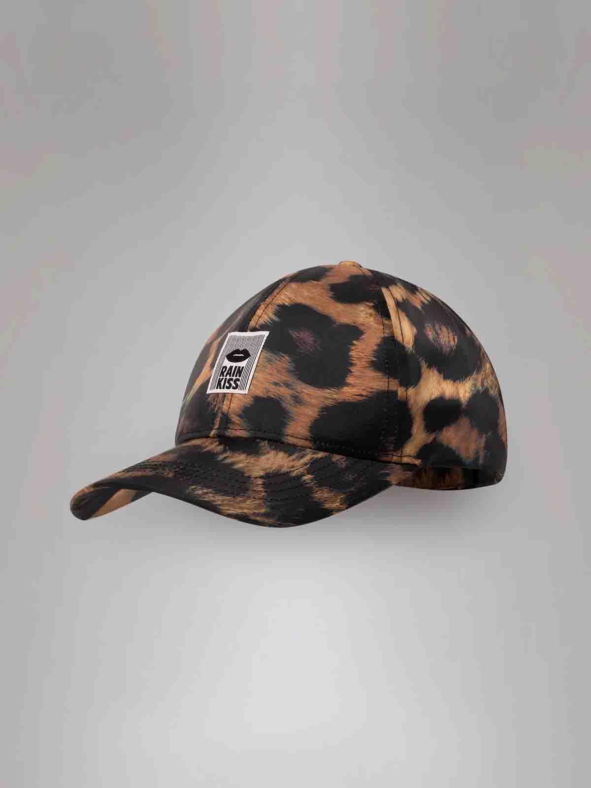 Waterproof Cap - Dark leopard