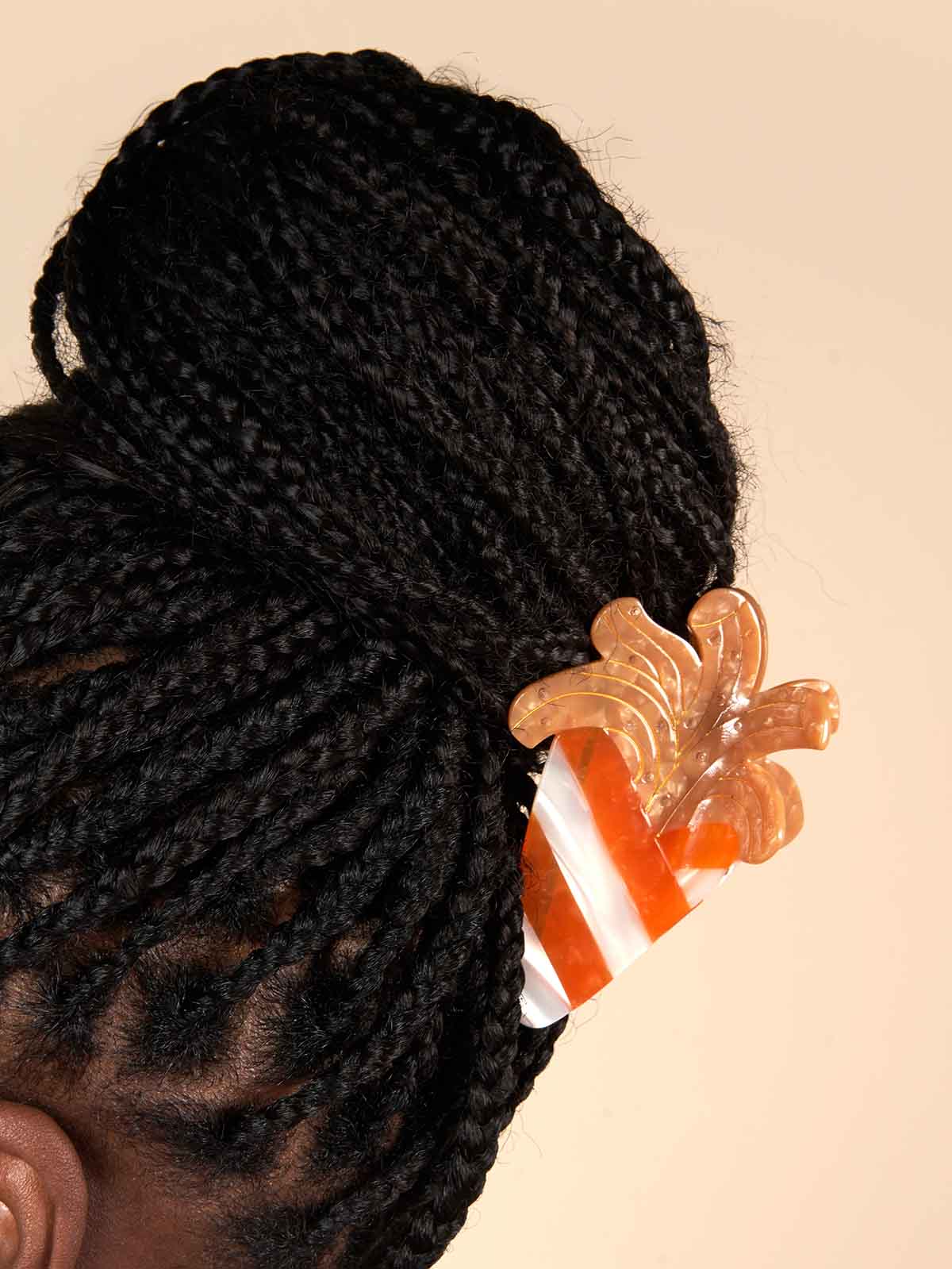 Alternative view of Hair clip - Churros in cups