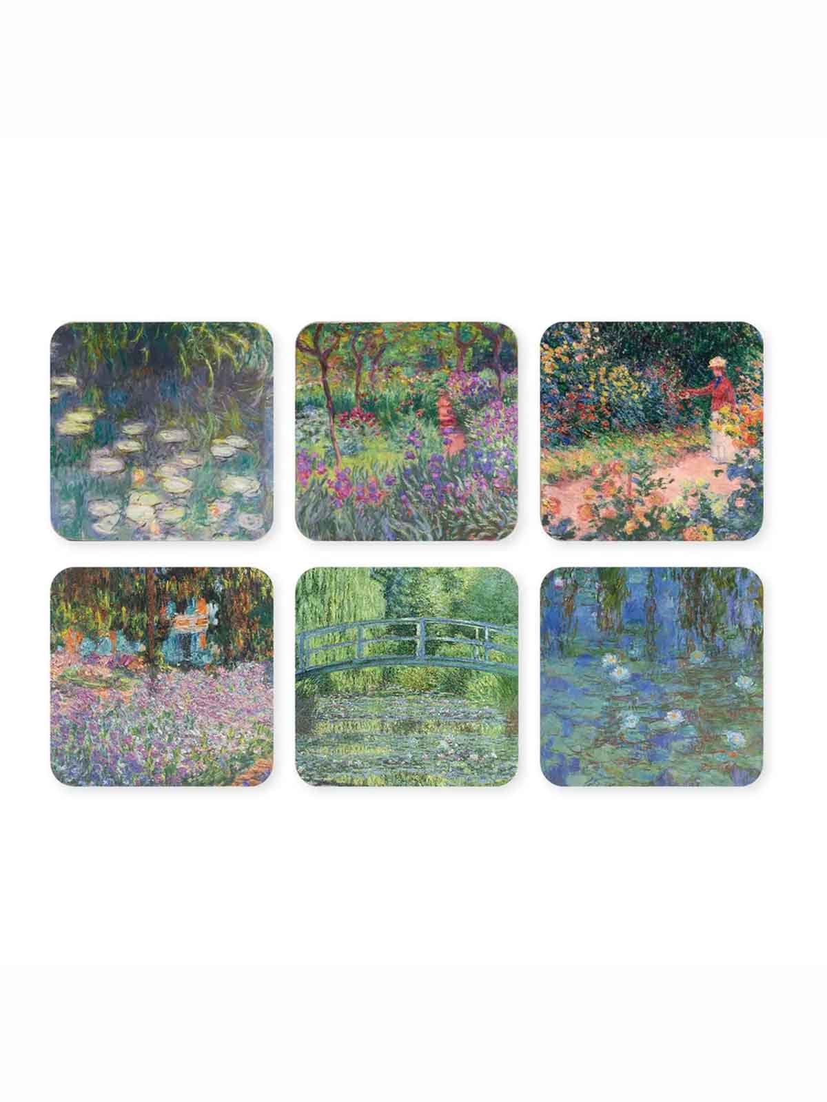 Coasters (6 pieces) - Claude Monet 