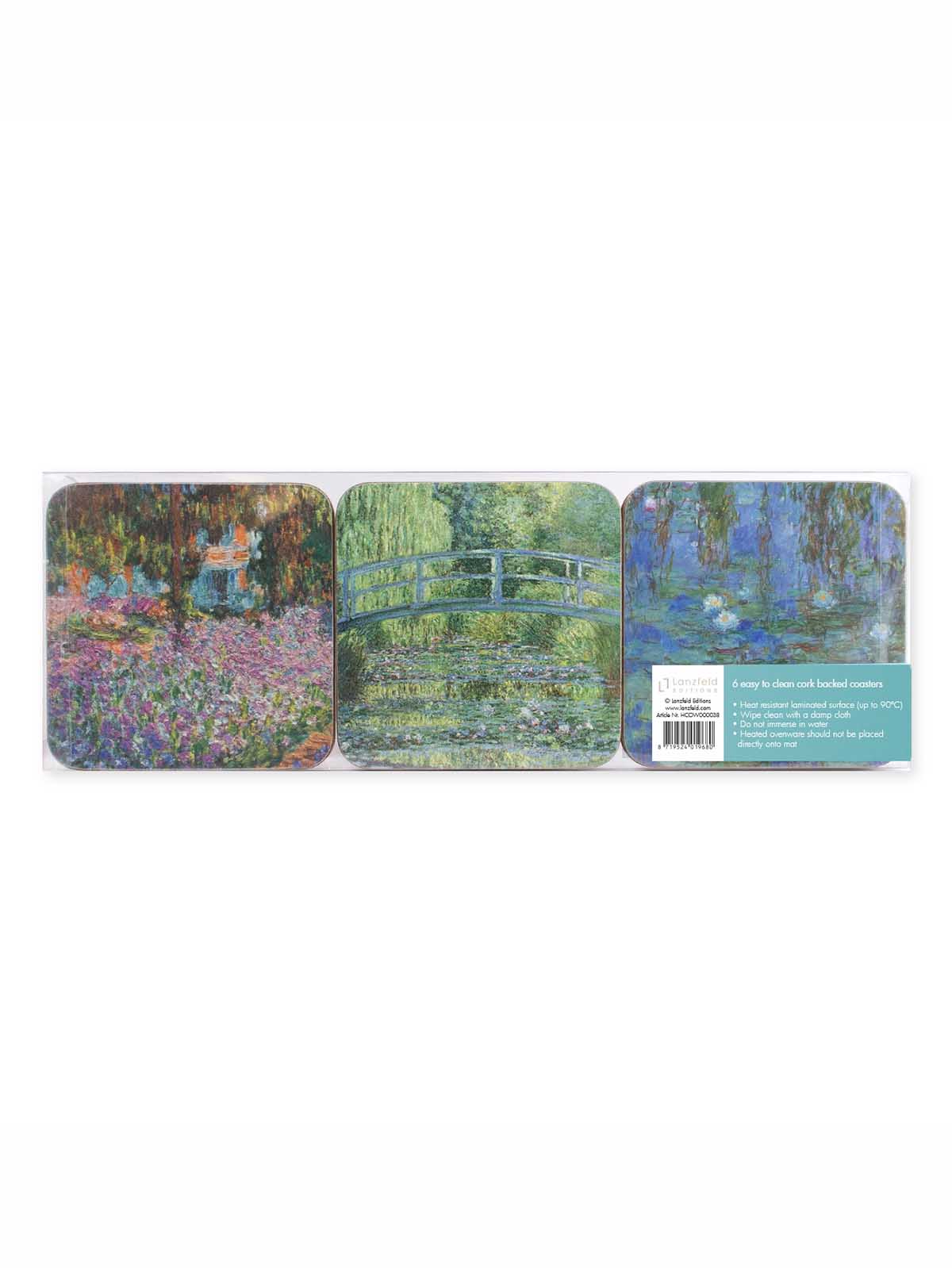 Coasters (6 pieces) - Claude Monet