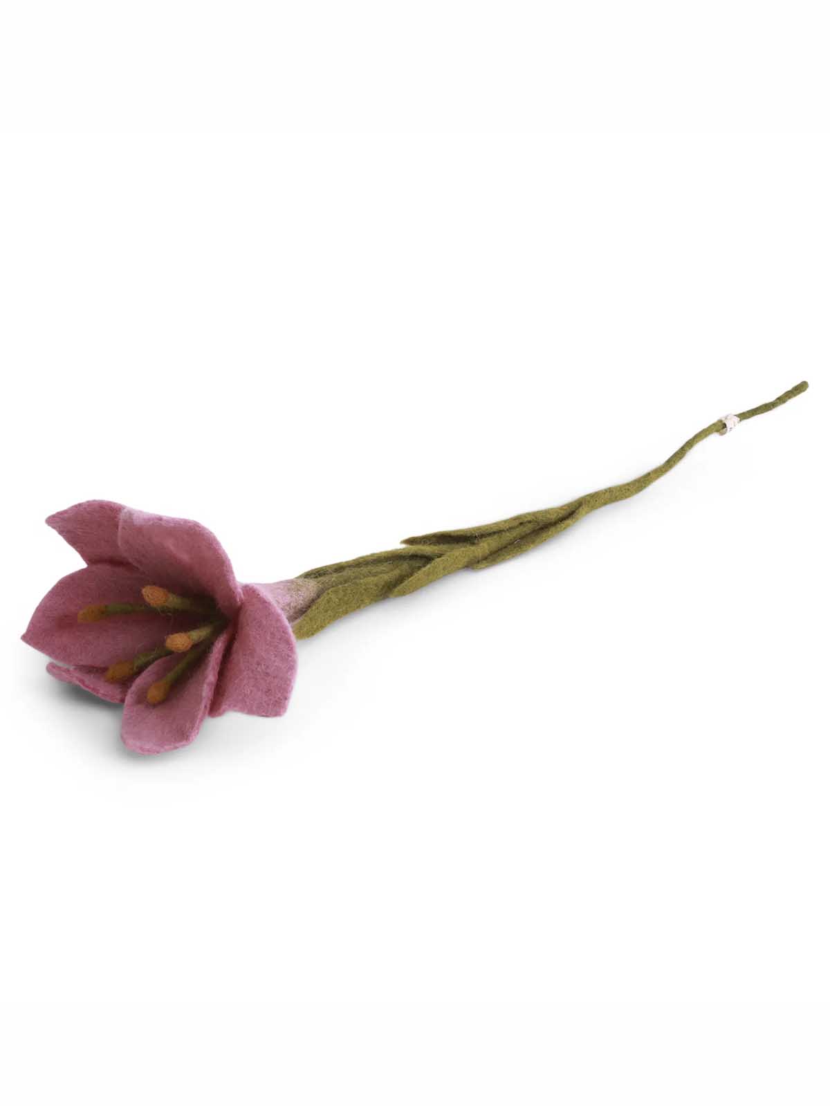 Felt flower trumpet lily (47 cm) - Pink