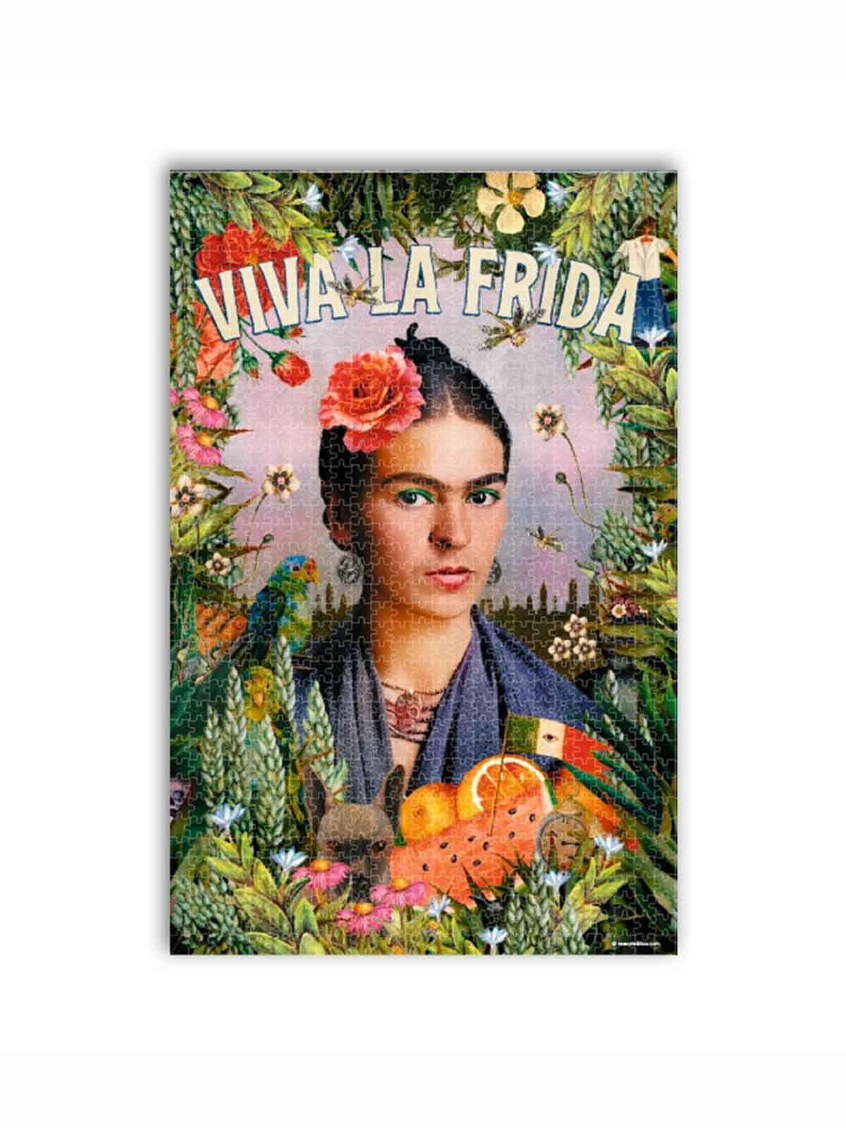 Alternative view of Puzzle game 1000 pieces - Frida Kahlo & quot;Viva la Frida & quot;