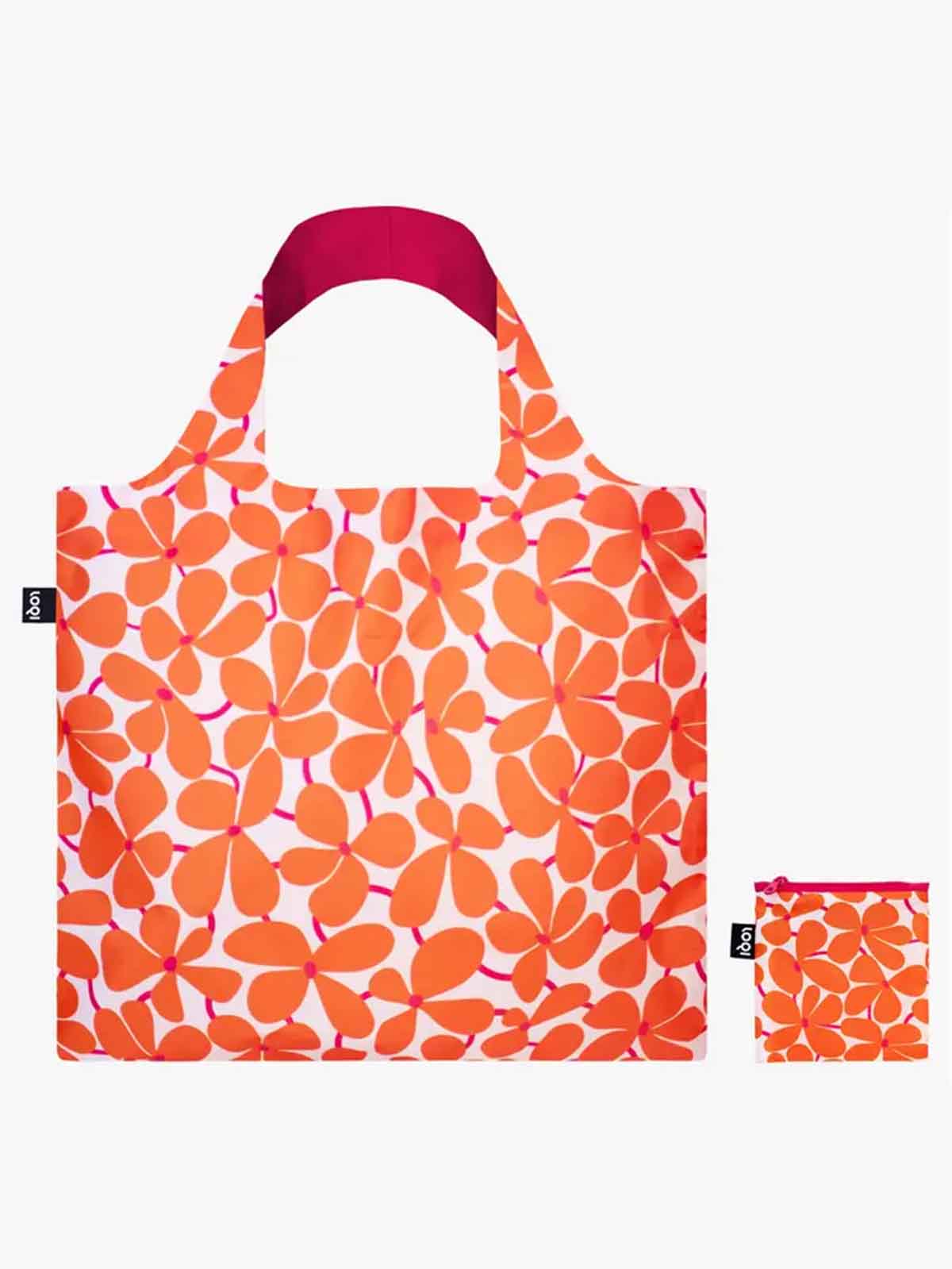 Shopping net - Ballet with red flowers & quot; Stig Lingberg & quot;
