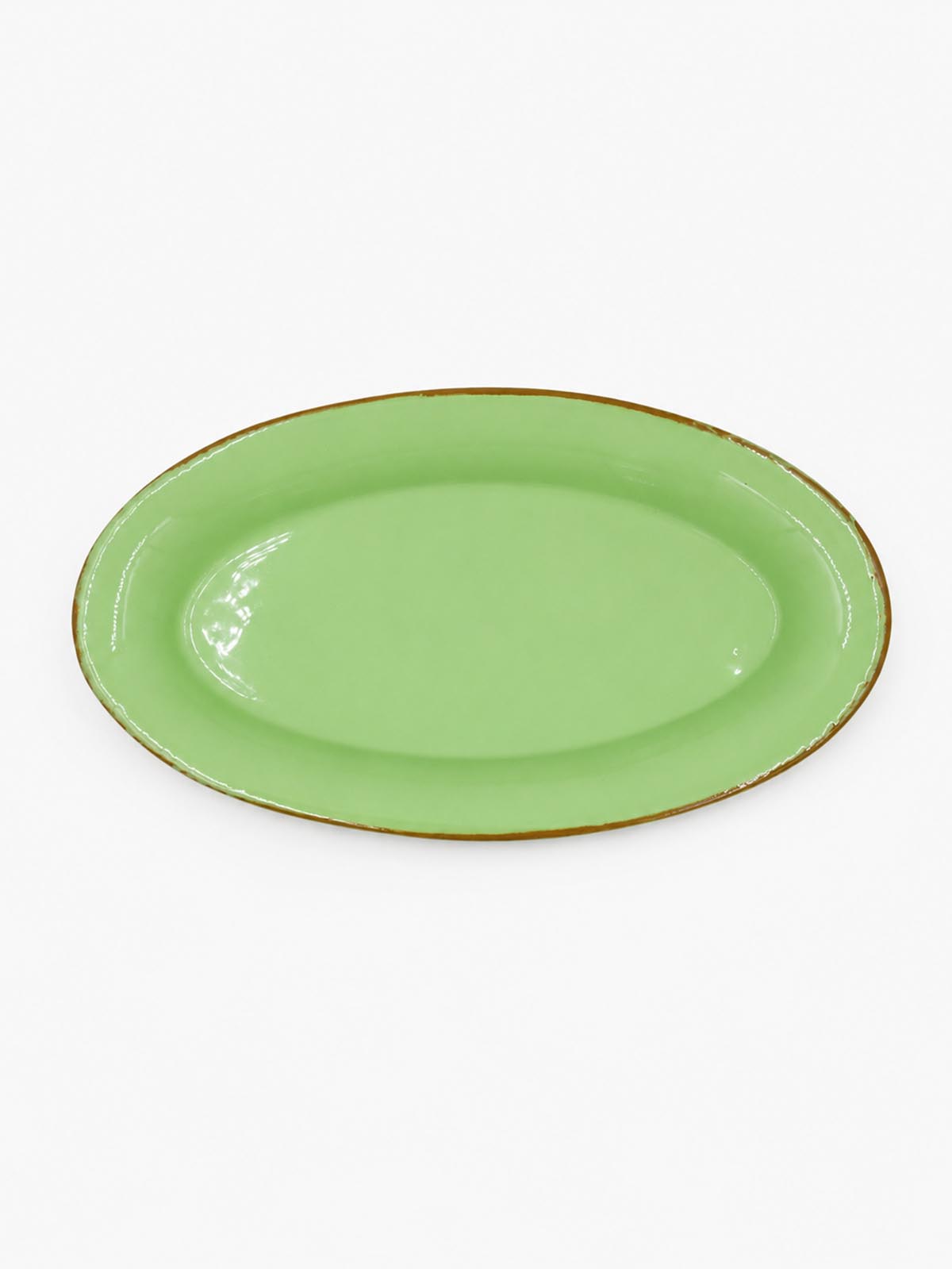 Alternative view of Small oval ceramic dish - 26 x 15 cm
