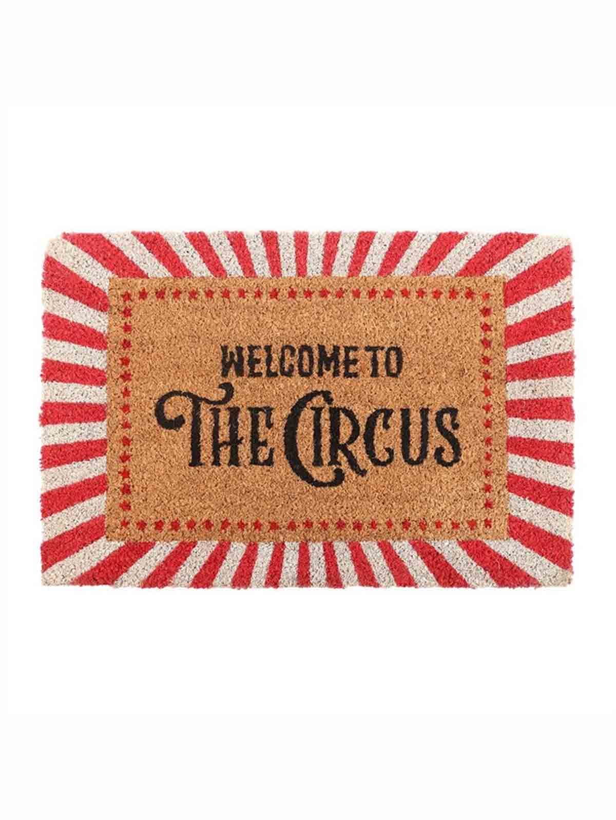 Doormat 40 x 60 cm - Welcome to the circus (red)