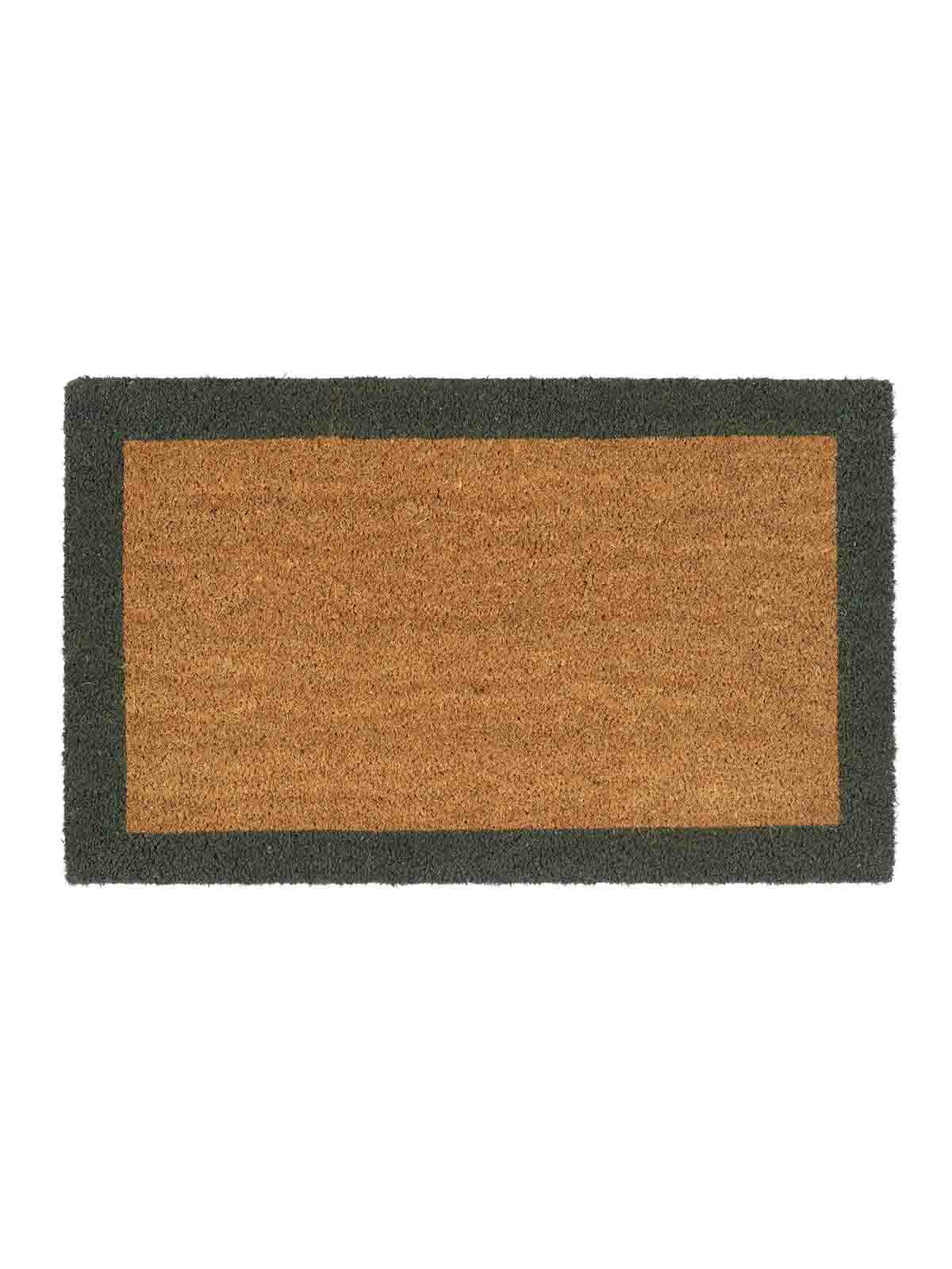 Doormat 45 x 75 cm - Nature with a green border