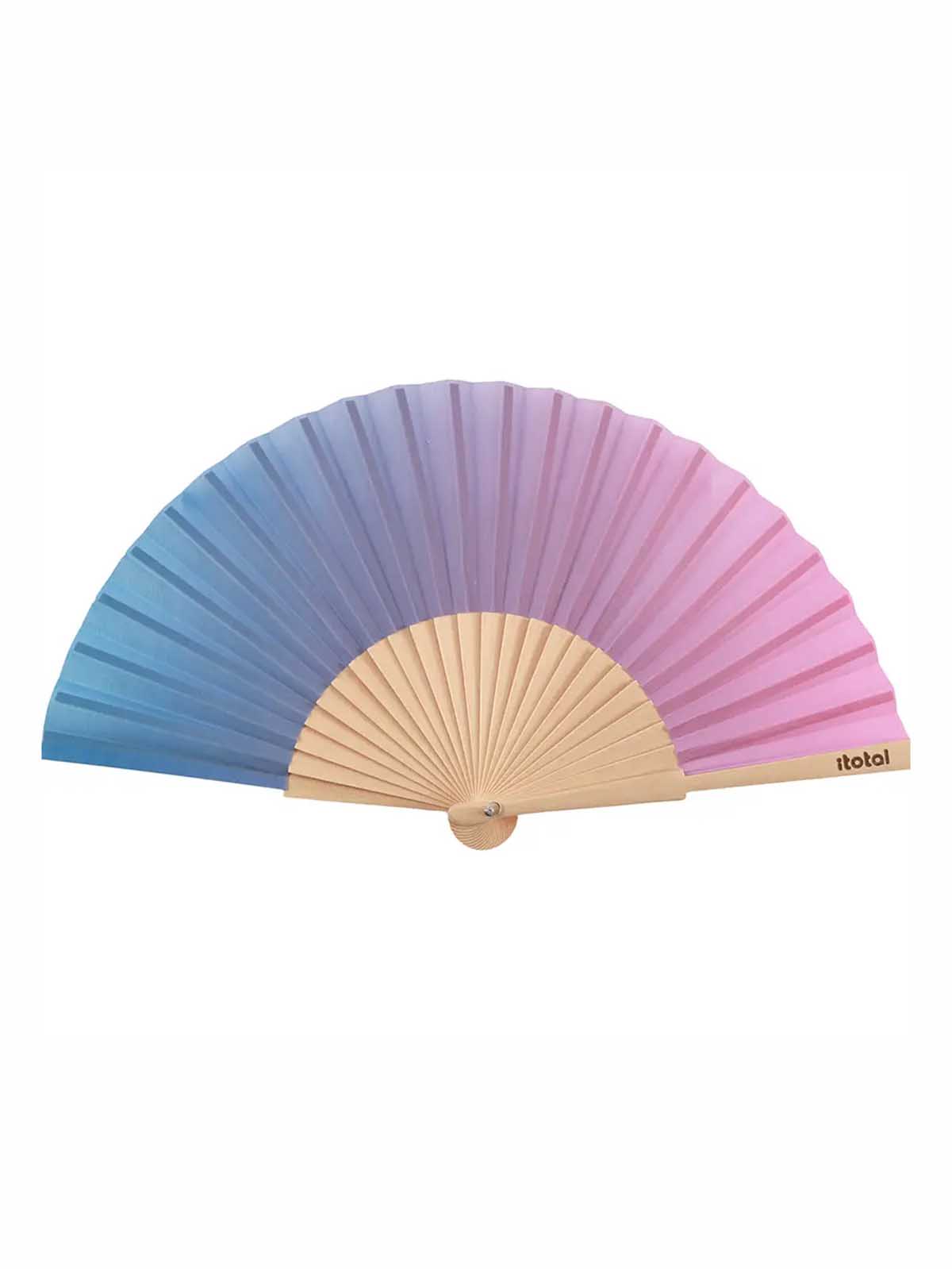 Fan - Graduated in blue, purple and pink