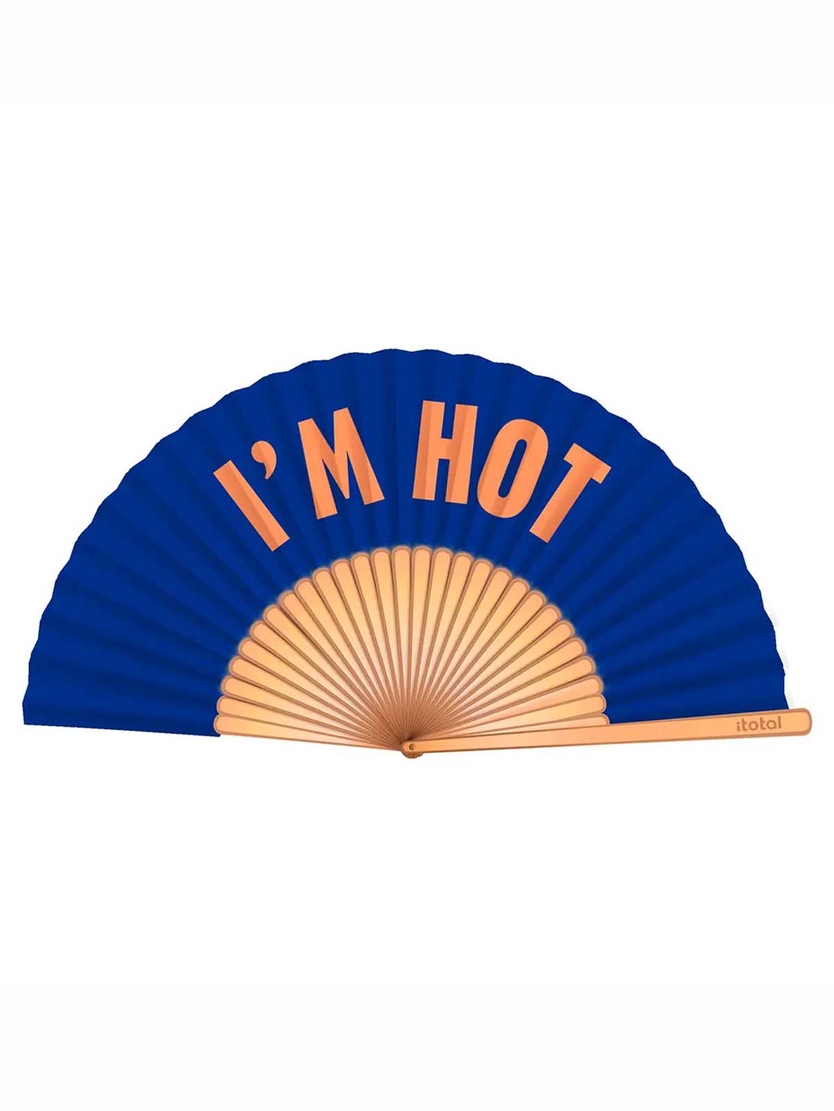 Fan - Royal blue & quot;I'm hot& quot;