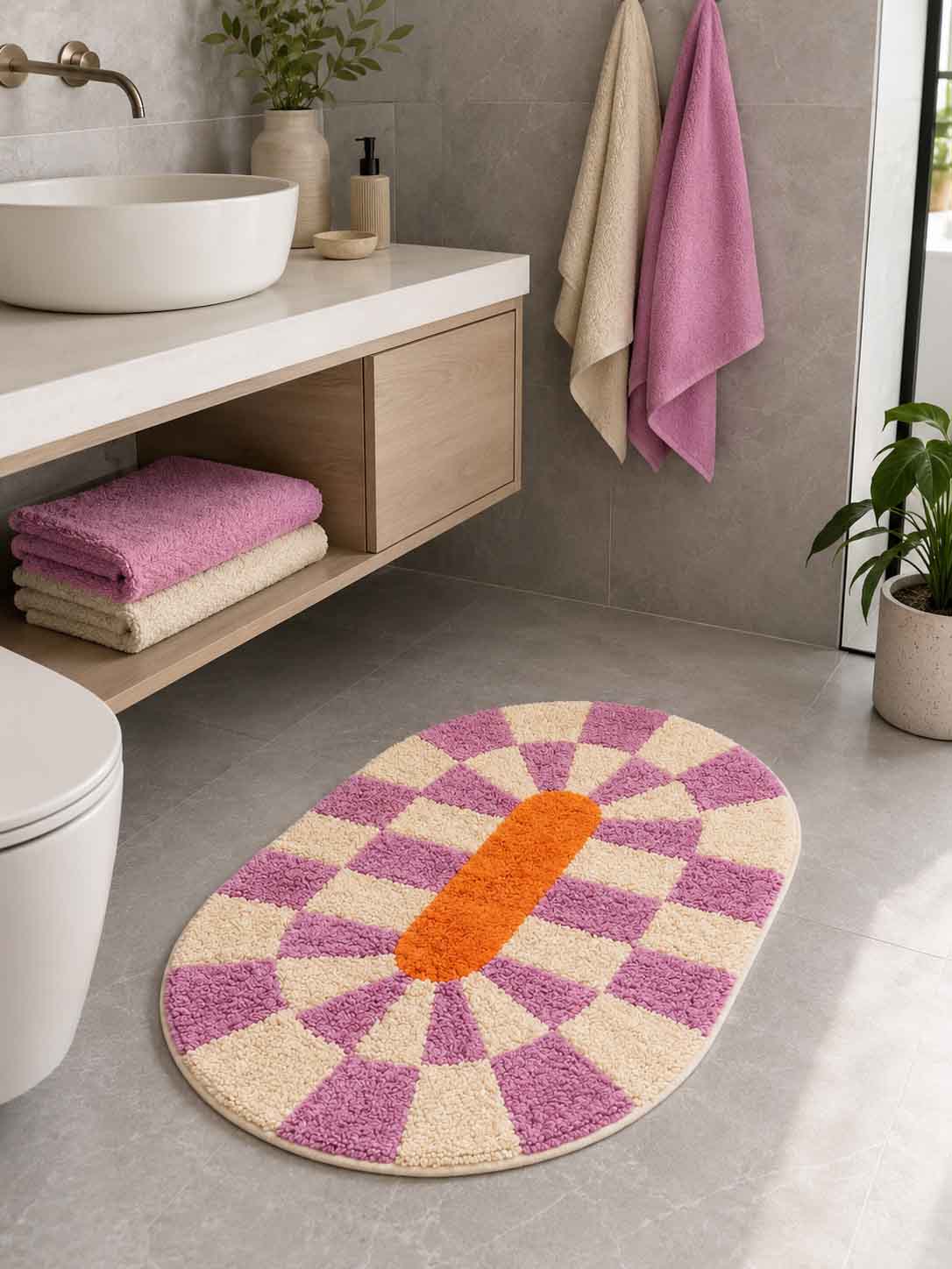 Alternative view of bath mat 
