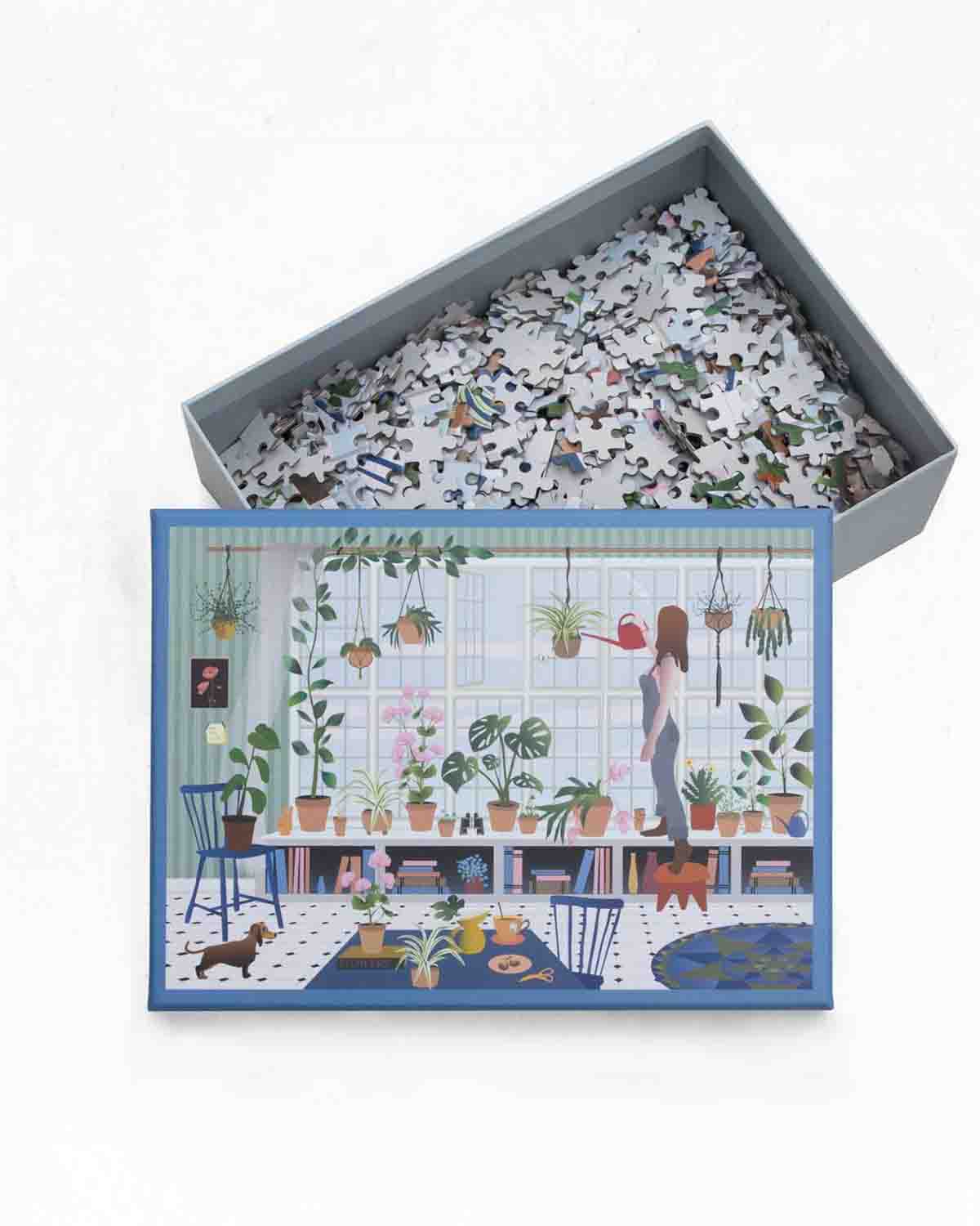 Alternative view of Puzzle 1000 pieces (around) - Plant lover