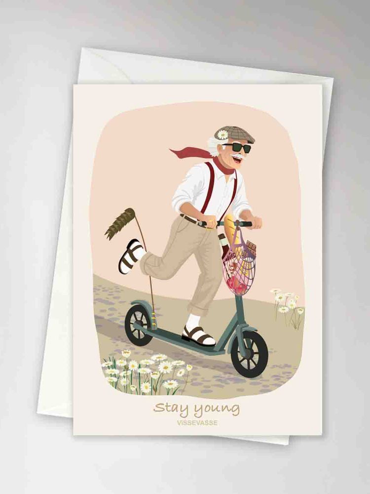 Occasion cards with envelopes (A6) - Mr. Stay Young