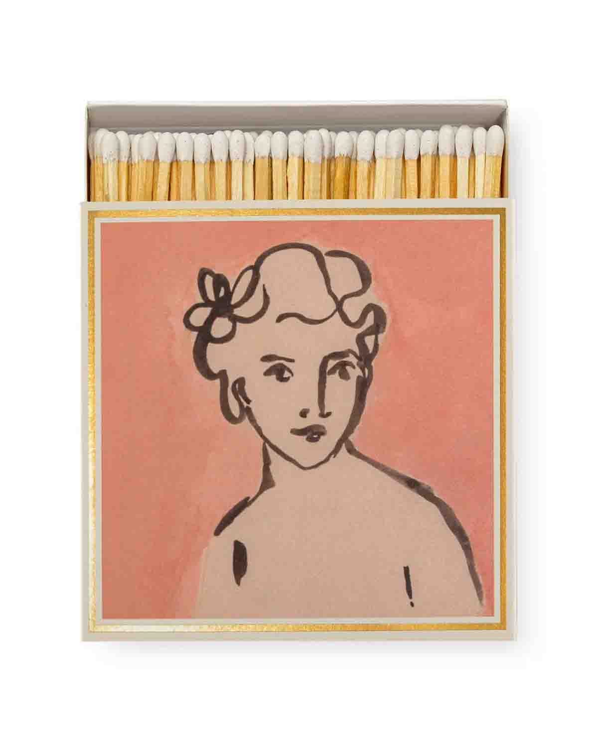 Archivist matches - Woman with flower