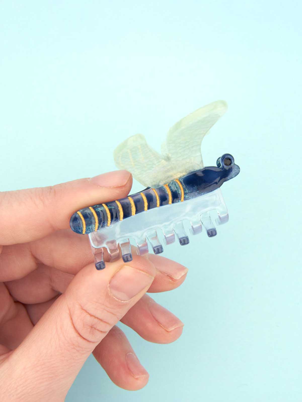 Hair clip - Blue and mint jewelry