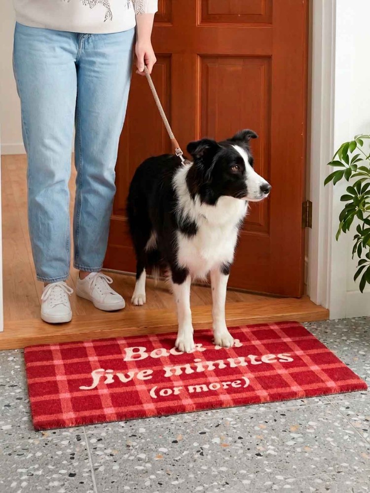 Doormat 40 x 70 cm - Back in five minutes - Picture 2