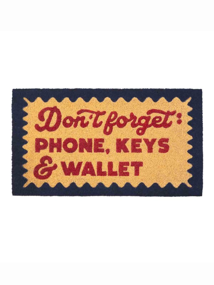 Doormat 40 x 70 cm - Don't forget your phone, keys and wallet - Image 2