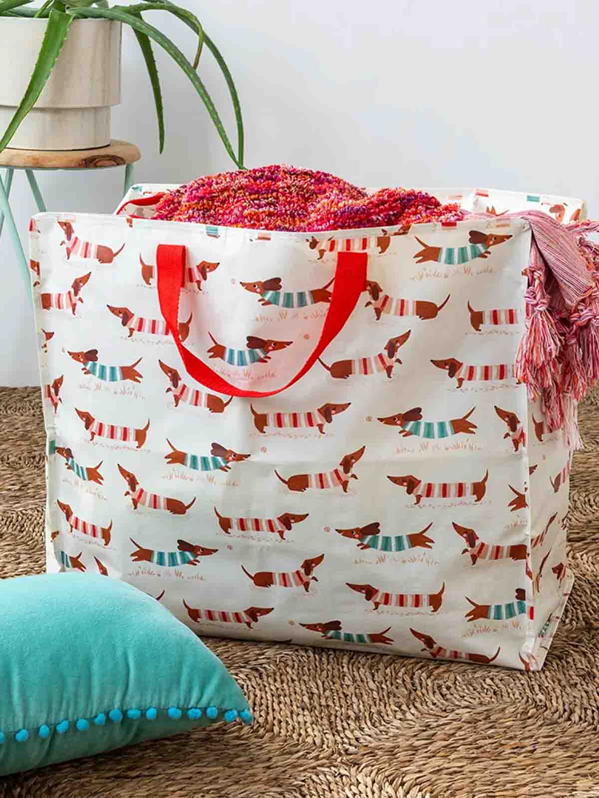 Jumbo storage bag 78 liters - Dachshunds