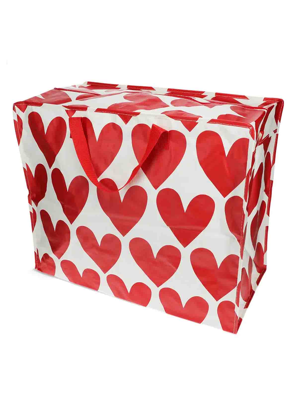 Jumbo storage bag 78 liters - Hearts