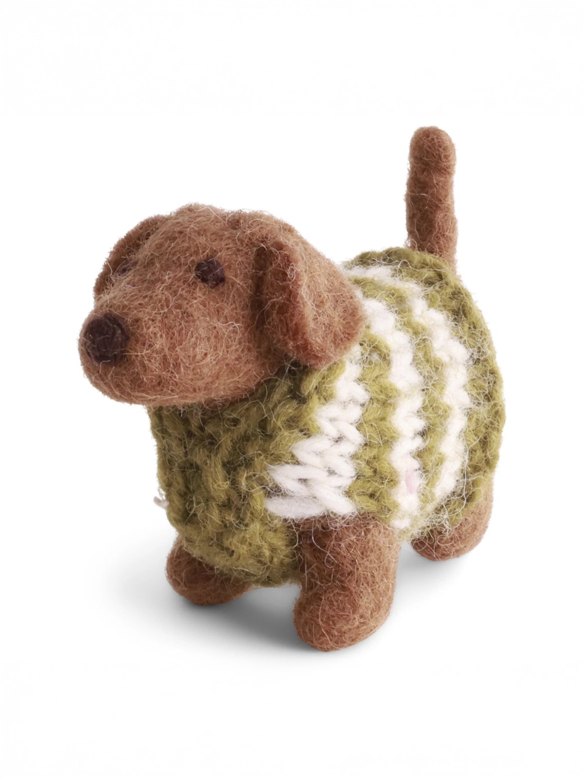 Gry & Sif - Dachshund with knitted sweater
