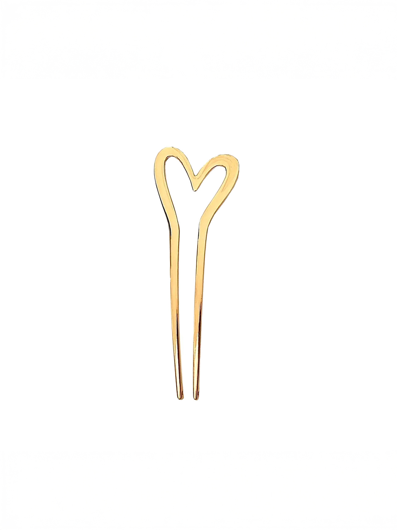 Hairpin "Heart" - Gold