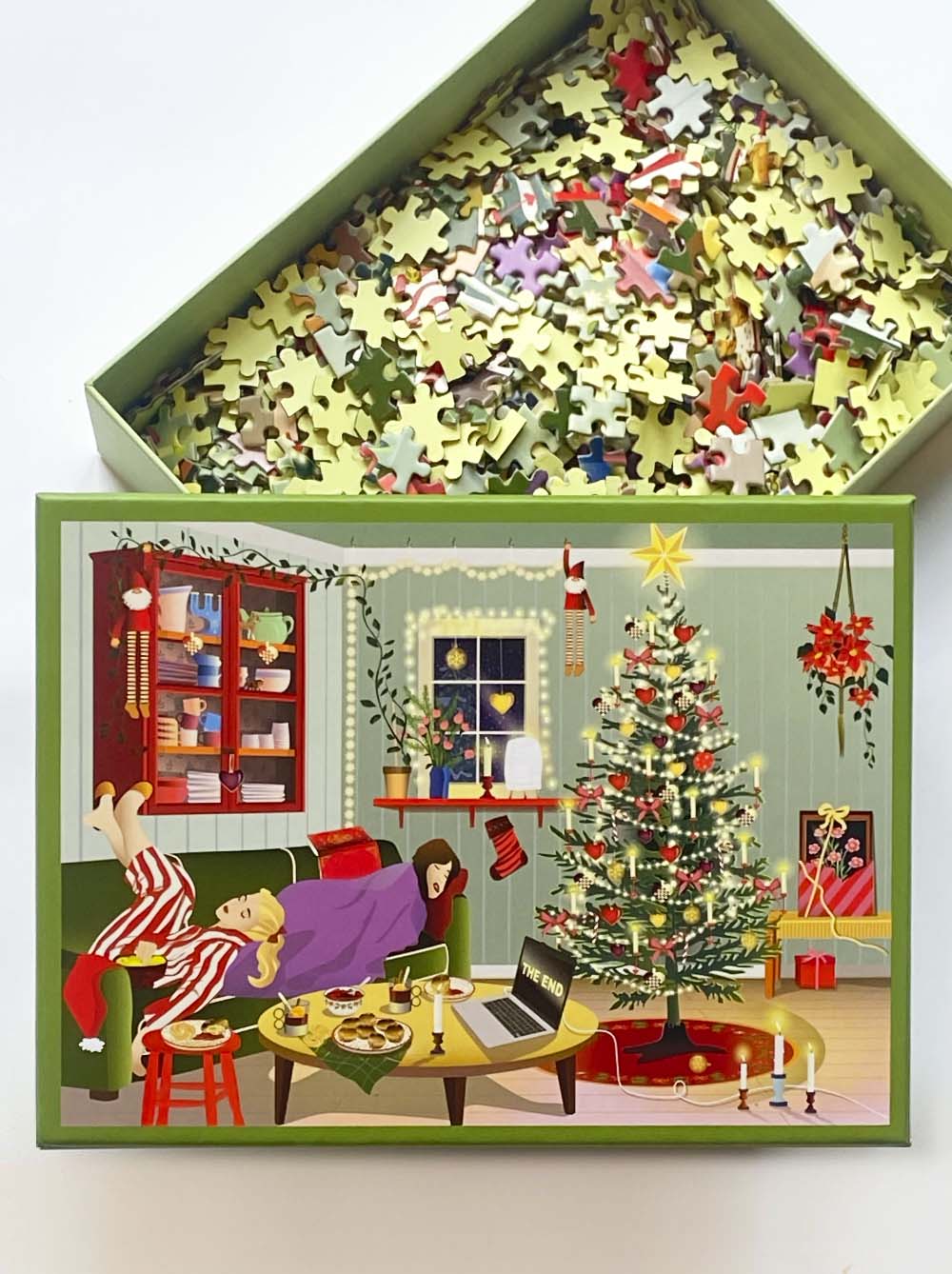 Puzzle game 1000 pieces - lazy days