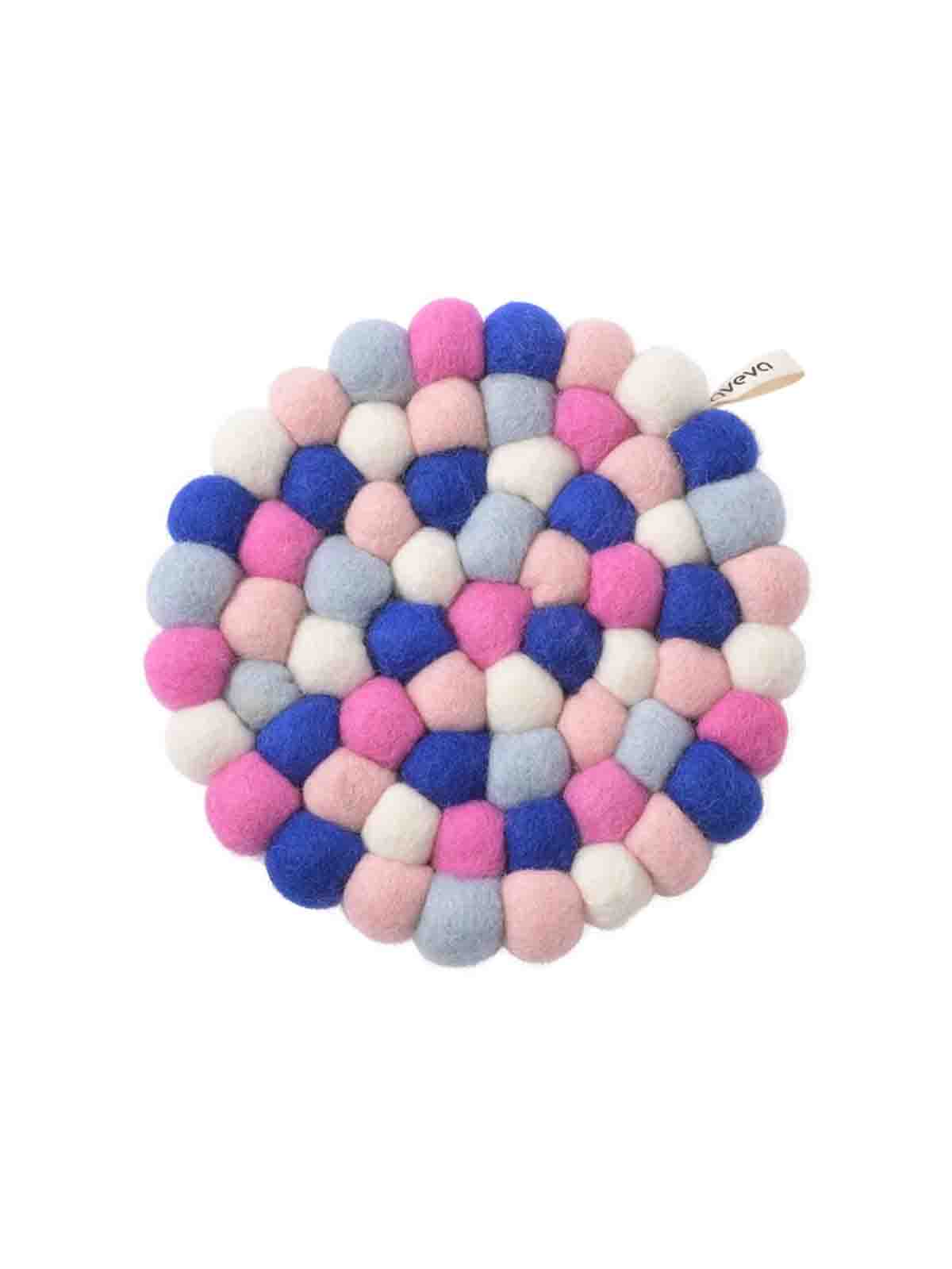 Round tablecloth in felt - Sakura