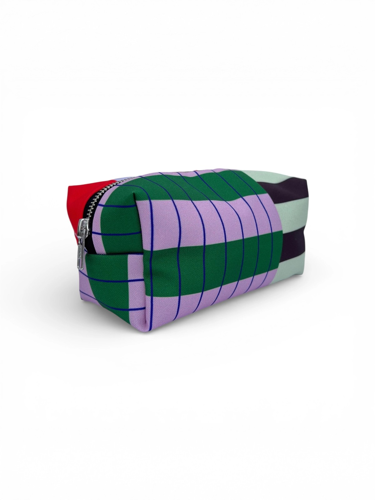 Toilet bag (9 x 20) - Checkered and striped