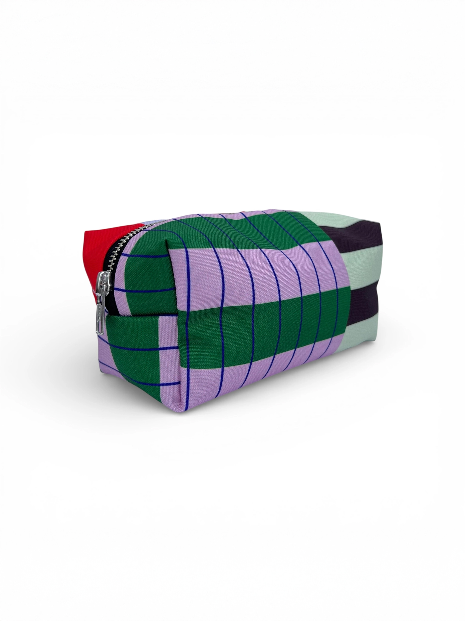 Toilet bag (9 x 20) - Checkered and striped