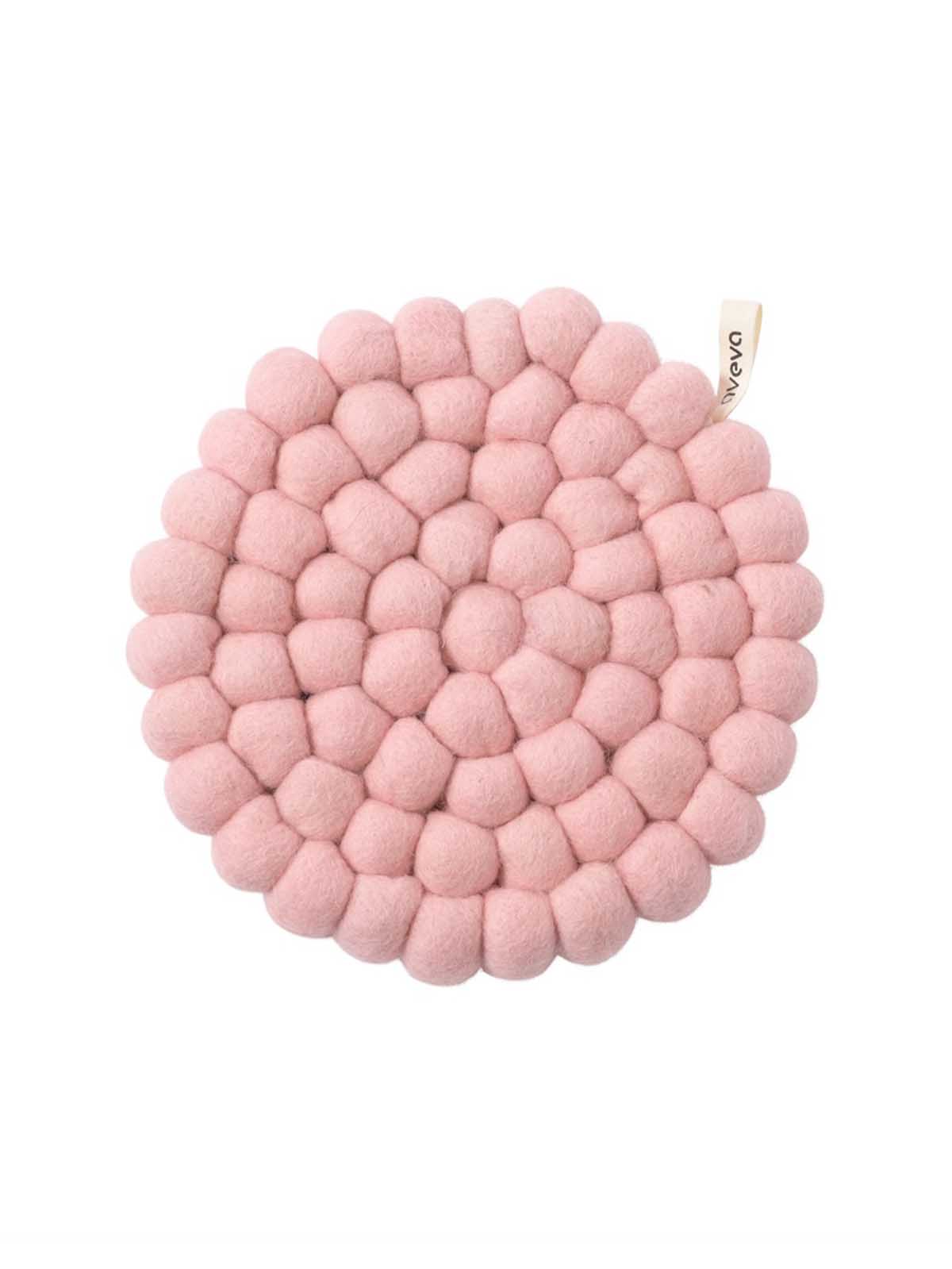 Round tablecloth in felt (17 cm) – Pink