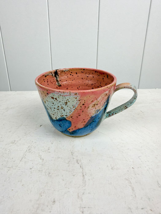 Art cup with handle 