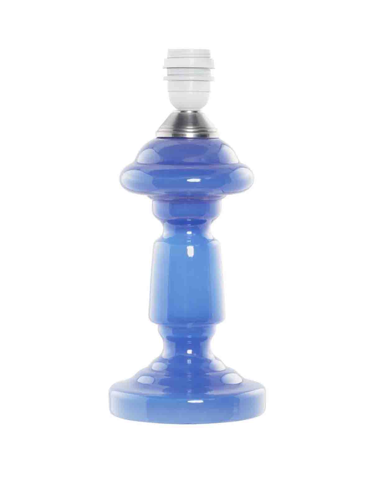 Table lamp opal glass & quot;Petro 1& quot; (33 cm) - Royal blue opal