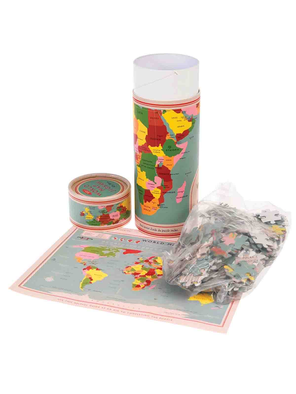 Puzzle game 300 pieces - World maps