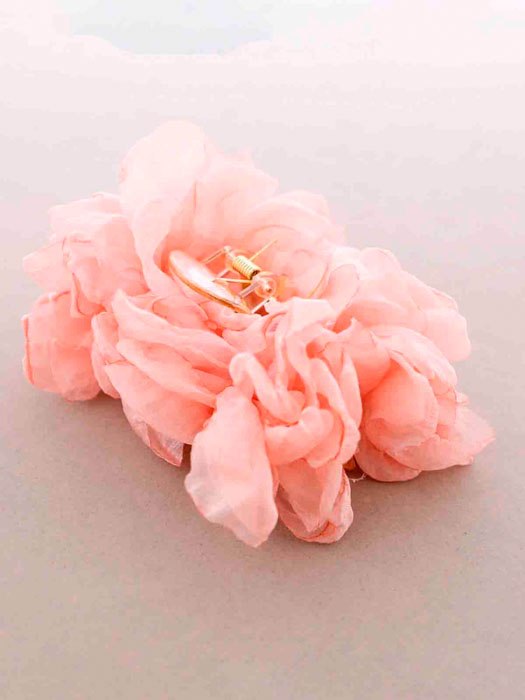 Hair clip flower